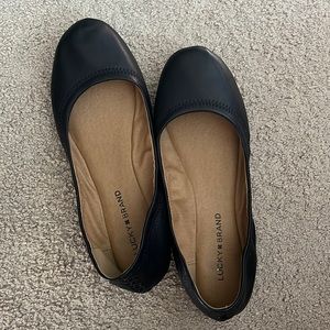 Lucky brand black flats